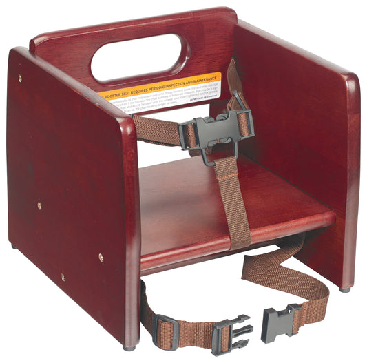 Winco CHB-703 Mahogany Booster Seat
