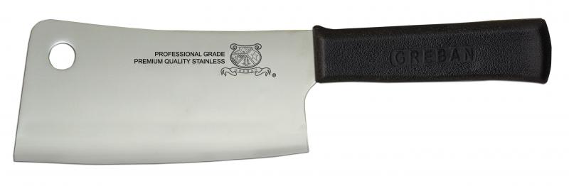 Omcan 10548 6-inch Stainless Steel Cleaver with Polypropylene Handle