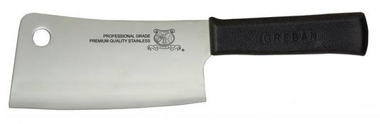 Omcan 10548 6-inch Stainless Steel Cleaver with Polypropylene Handle