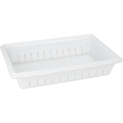 Carlisle 1064802 26" x 18" White Polyethylene StorPlus Food Storage Container