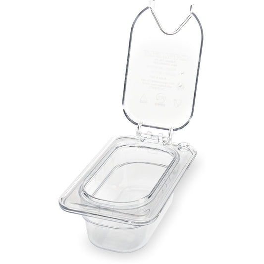 Carlisle 3068607 1/9 Size Clear Polycarbonate StorPlus Food Pan, 2.5" Deep