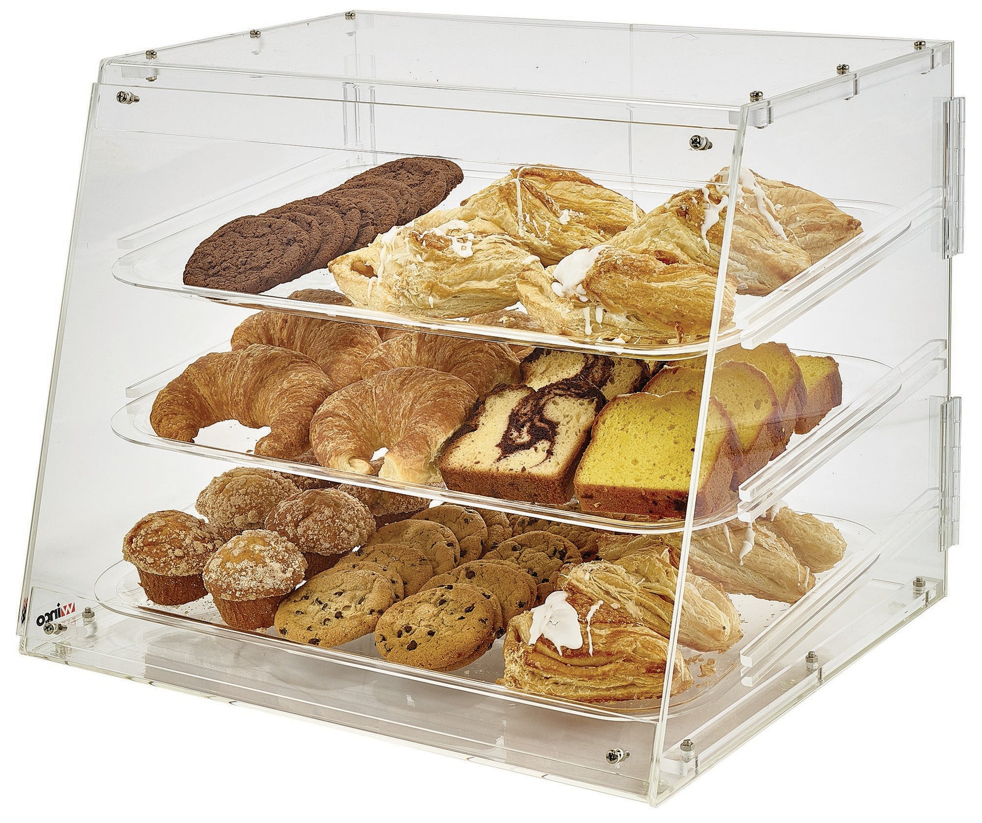 Winco ADC-3 3 Tray Acrylic Display Case