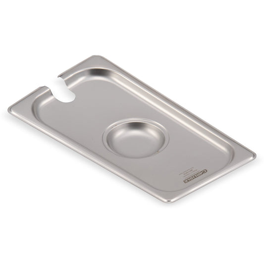 Carlisle 607130CS 1/3 Size Stainless Steel DuraPan Hotel Pan Slotted Handled Cover