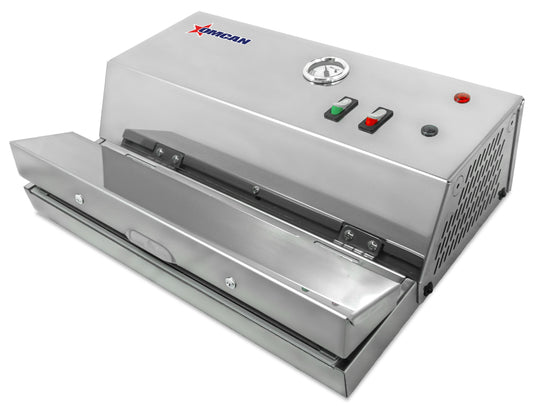 Omcan 47718 Automatic Heavy Duty Vacuum Packing Machine with 11.8 inch Seal Bar - Stainless Steel