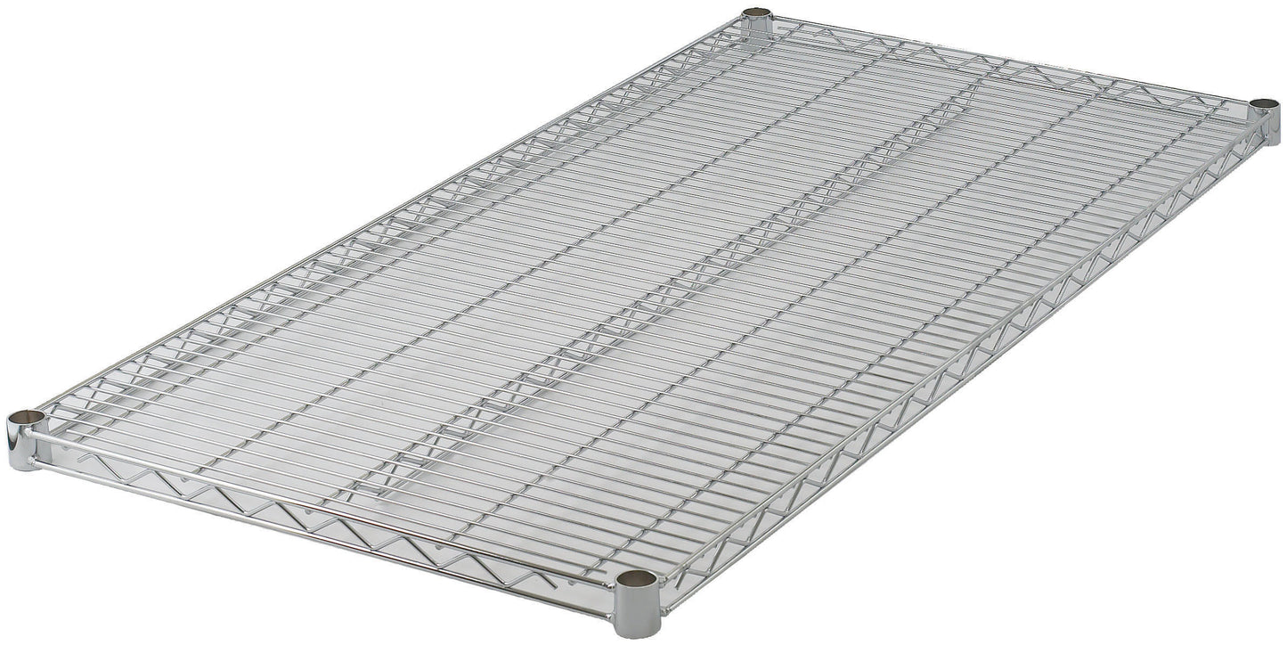 Winco VC-2460 24" x 60" Chrome-Plated Wire Shelf