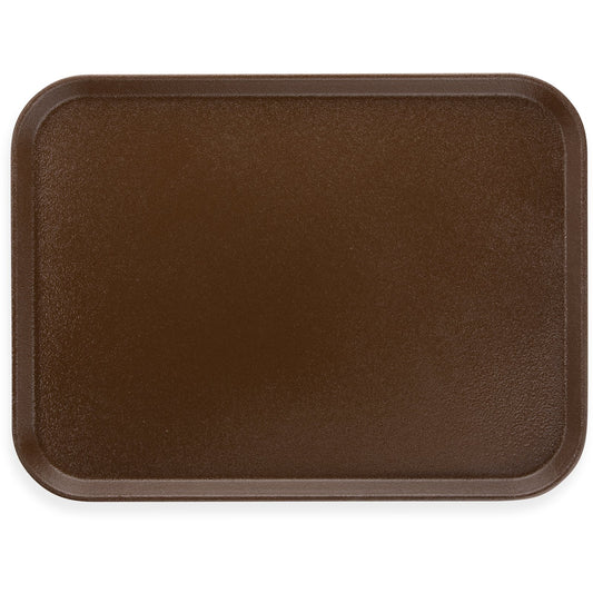 Carlisle 2015GR2076 20" x 15" Brown Rectangle Griptite 2 Tray