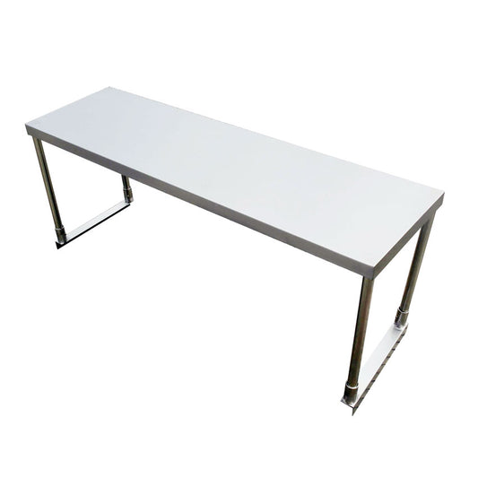 Omcan 44616 48-inch Stainless Steel Single Deck Overshelf