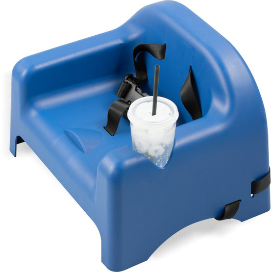 Carlisle 911414 Blue Polypropylene Stackable Booster Seats