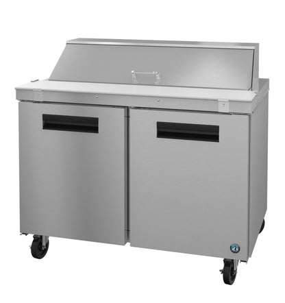 Hoshizaki SR48B-12D2 Two Section Drawer/Door Combo Sandwich Prep Table Refrigerator
