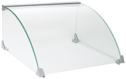 Winco EHDG-11SG Glass Spectrum Sneeze Guard to fit EHDG-11R Hot Dog Roller