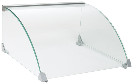Winco EHDG-11SG Glass Spectrum Sneeze Guard to fit EHDG-11R Hot Dog Roller