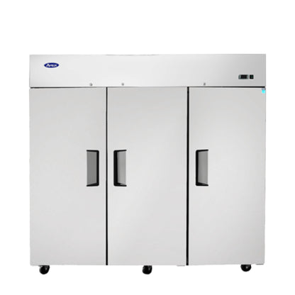 Atosa MBF8006GR Triple Door Top Mount Reach-In Refrigerator