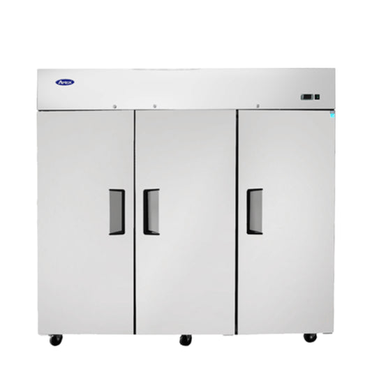 Atosa MBF8006GR Triple Door Top Mount Reach-In Refrigerator