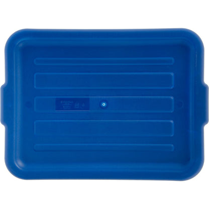 Carlisle N4401214 15" x 20" x 1" Blue Comfort Curve Tote Box Universal Lid
