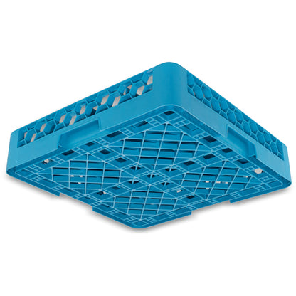 Carlisle RG1614 Carlisle Blue 16-Compartment Polypropylene OptiClean Divided Glass Rack 3.25