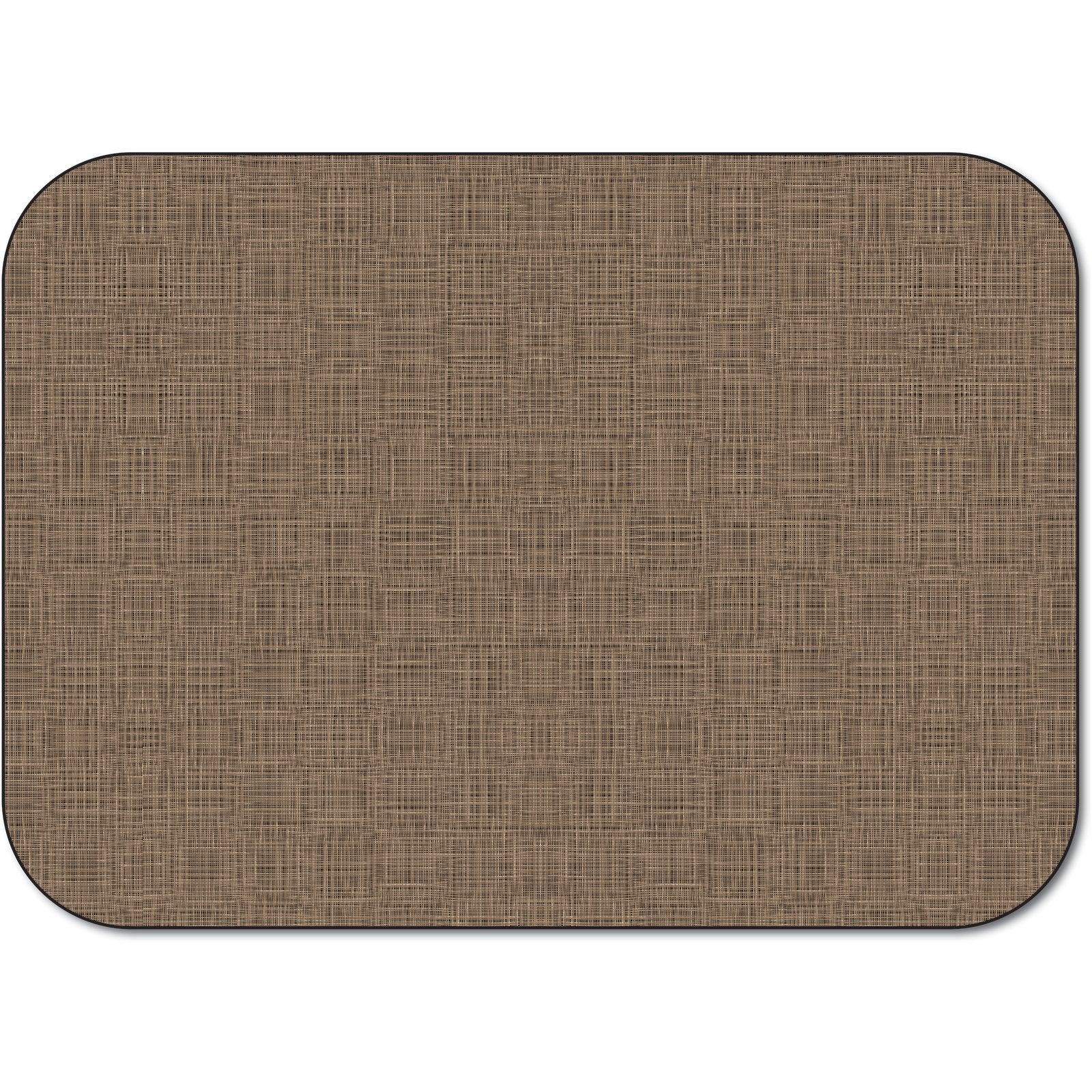Carlisle DX5360M 13-5/8" x 18-3/4" Tan Tray Cover Size: M w/ Straight Edge/Round Corner- Woven