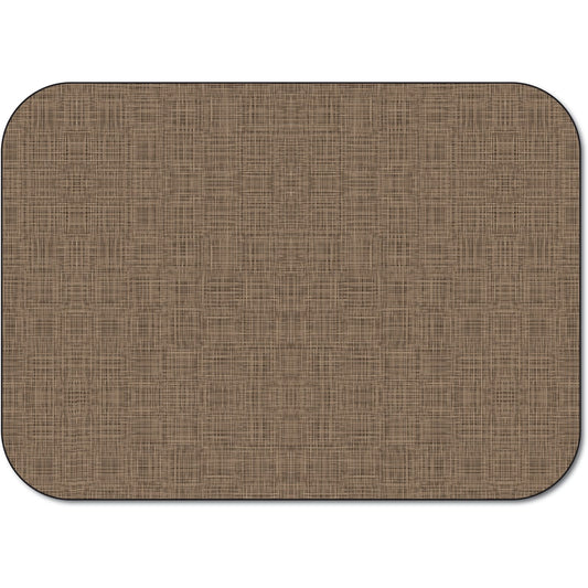 Carlisle DX5360M 13-5/8" x 18-3/4" Tan Tray Cover Size: M w/ Straight Edge/Round Corner- Woven