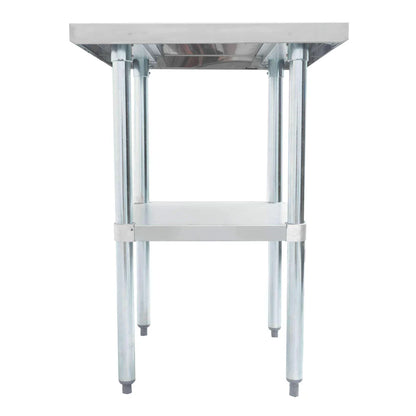 Thorinox DSST-3030-GS 30"x30" Stainless Steel Work Table with Galvanized Steel Undershelf & Legs