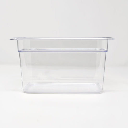 Omcan 80053 1/4-size Clear Polycarbonate Food Pan with 5 14/16"