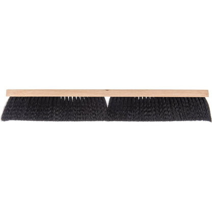 Carlisle 4507303 24" Flo-Pac Hardwood Push Broom Head with Black Polypropylene Bristle