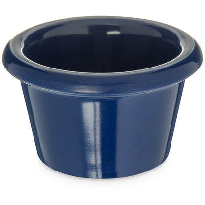 Carlisle S27560 1.5 oz Cobalt Blue Melamine Smooth Ramekin