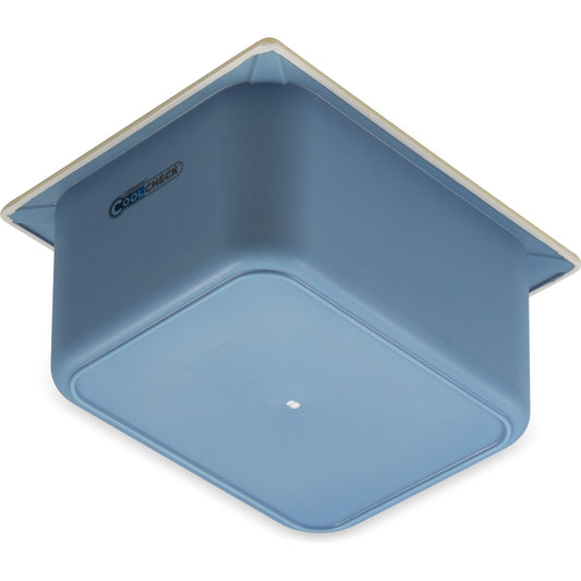 Carlisle DXCM1101C1402 6 Qt 1/2 Size White Coldmaster CoolCheck Food Pan