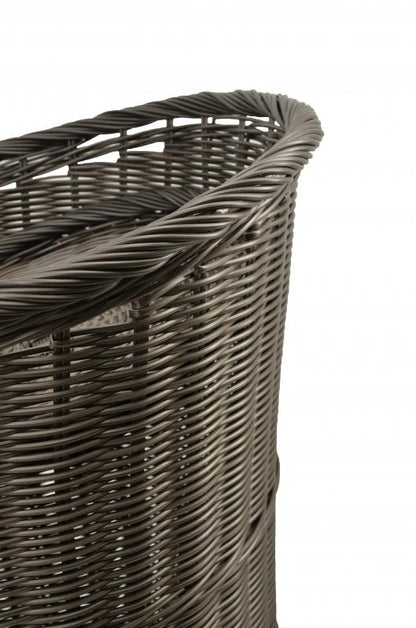 Omcan 41770 Brown Round Tapered Basket with Round Tray