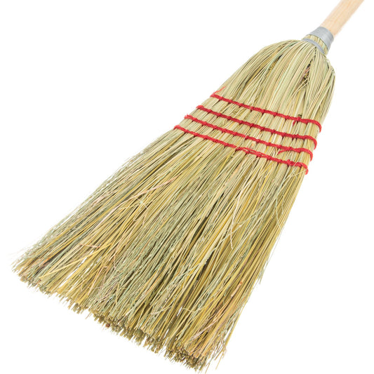 Carlisle 4135200 55" Tan Corn Flo-Pac Parlor Broom