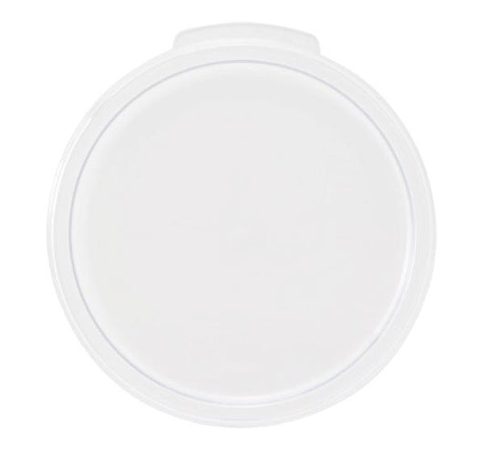 Omcan 80166 White Polypropylene Cover for 2 and 4 Qts Food Storage Containers