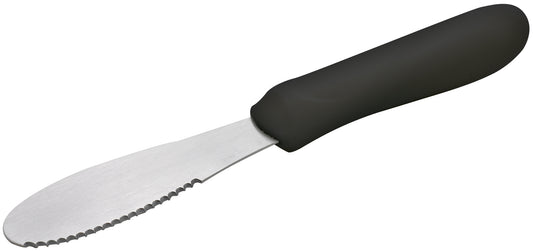 Winco TKP-31 Black Polypropylene Handle Sandwich Spreader, 3-5/8" x 1-1/4" Blade