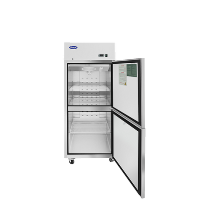 Atosa MBF8007GR Two-Divided Door Top Mount Reach-In Freezer