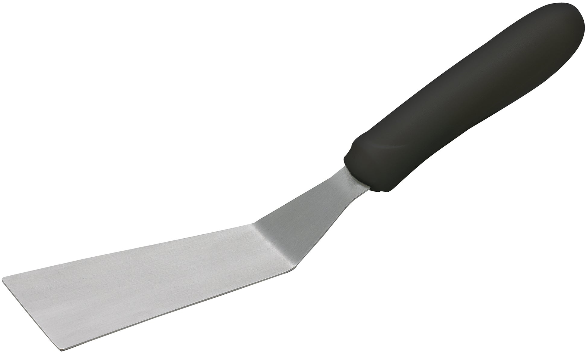 Winco TKP-50 Black Polypropylene Handle Grill Spatula w/ Offset, 4-1/4" x 2-3/16" Blade
