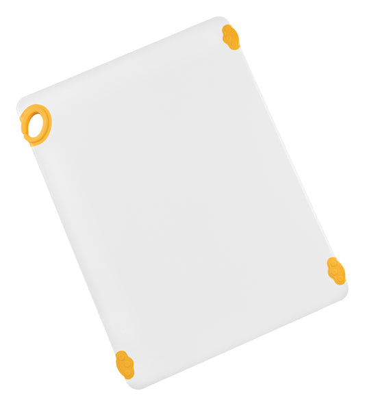 Winco CBN-1824YL 18"x24"x1/2" Yellow Cutting Board with Hook