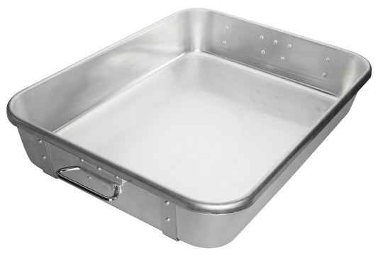 Winco ALRP-1824 Aluminum Roast Pan w/Straps