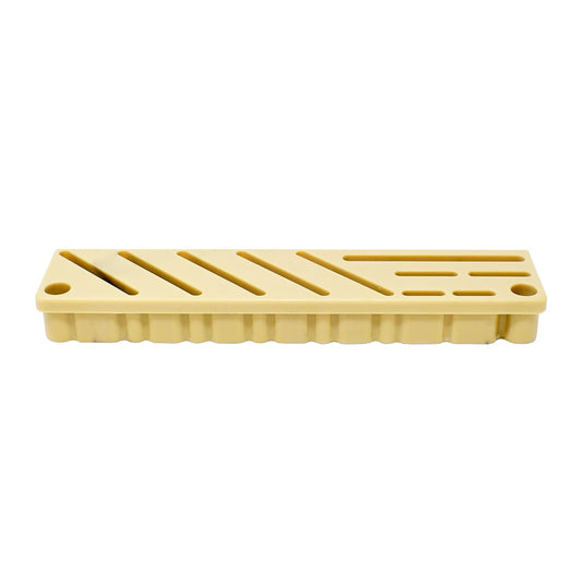 Omcan 12934 Tan Insert for Small Stainless Steel Knife Racks