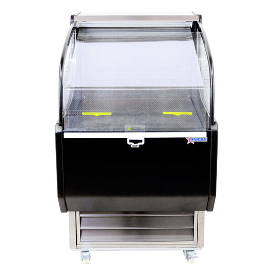 Omcan 44379 6.6 cu.ft 26" Grab-and-Go Open Refrigerated Self-Serve Display Case