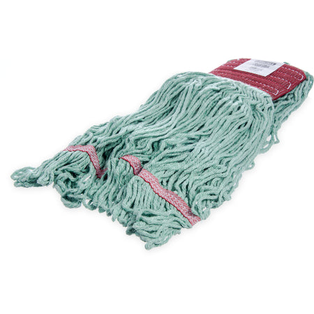 Carlisle 369484B09 Large Green Synthetic/Cotton Blend Flo-Pac Red Band Mop With Looped-End