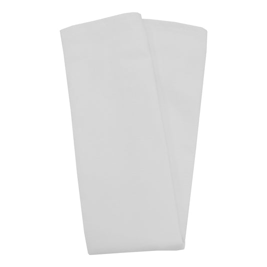 Snap Drape 54412020NH010 20" x 20" White Spun Poly Market Place Linens Napkin