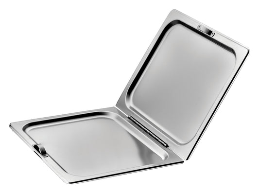 Winco C-HFC1 Full-size Stainless Steel Flat Hinged Cover