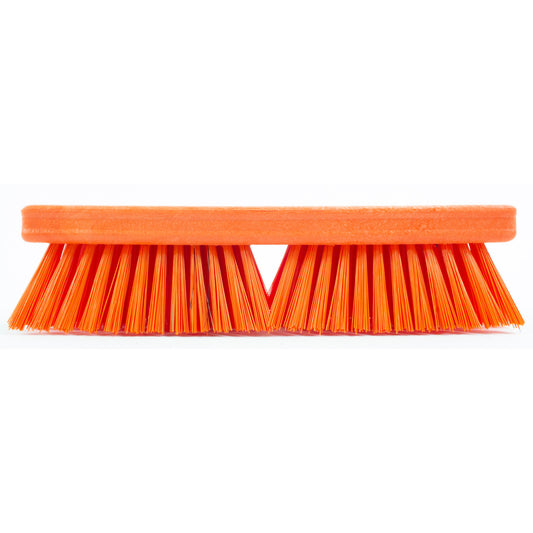 Carlisle 41722EC24 10" Orange Sparta Color Coded Deck Scrub Brush