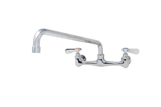 Omcan 47819 Splash Mounted Faucet with 16" Swing Spout and 8" Centers