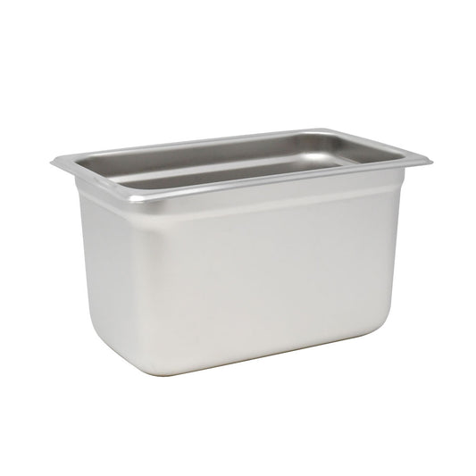 Omcan 80274 Quarter-size Stainless Steel Anti-Jam Steam Table Pan - 6" Deep