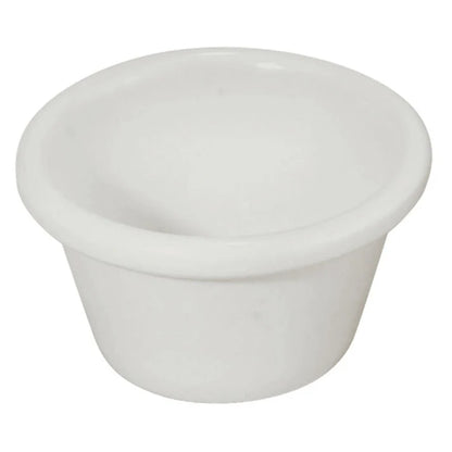 Winco RP-1W 1-1/2 oz. White Plain Ramekins