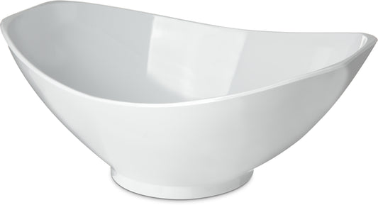 Carlisle 41102 13-3/4" x 9-3/8" White SAN Bowl