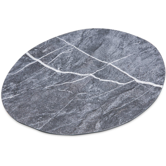 Carlisle 5310572 11" Soapstone Ridge Melamine Rimless Plate