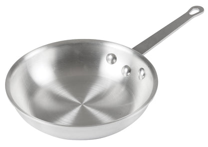 Winco AFP-8A 8" Natural Finish Aluminum Gladiator Fry Pan