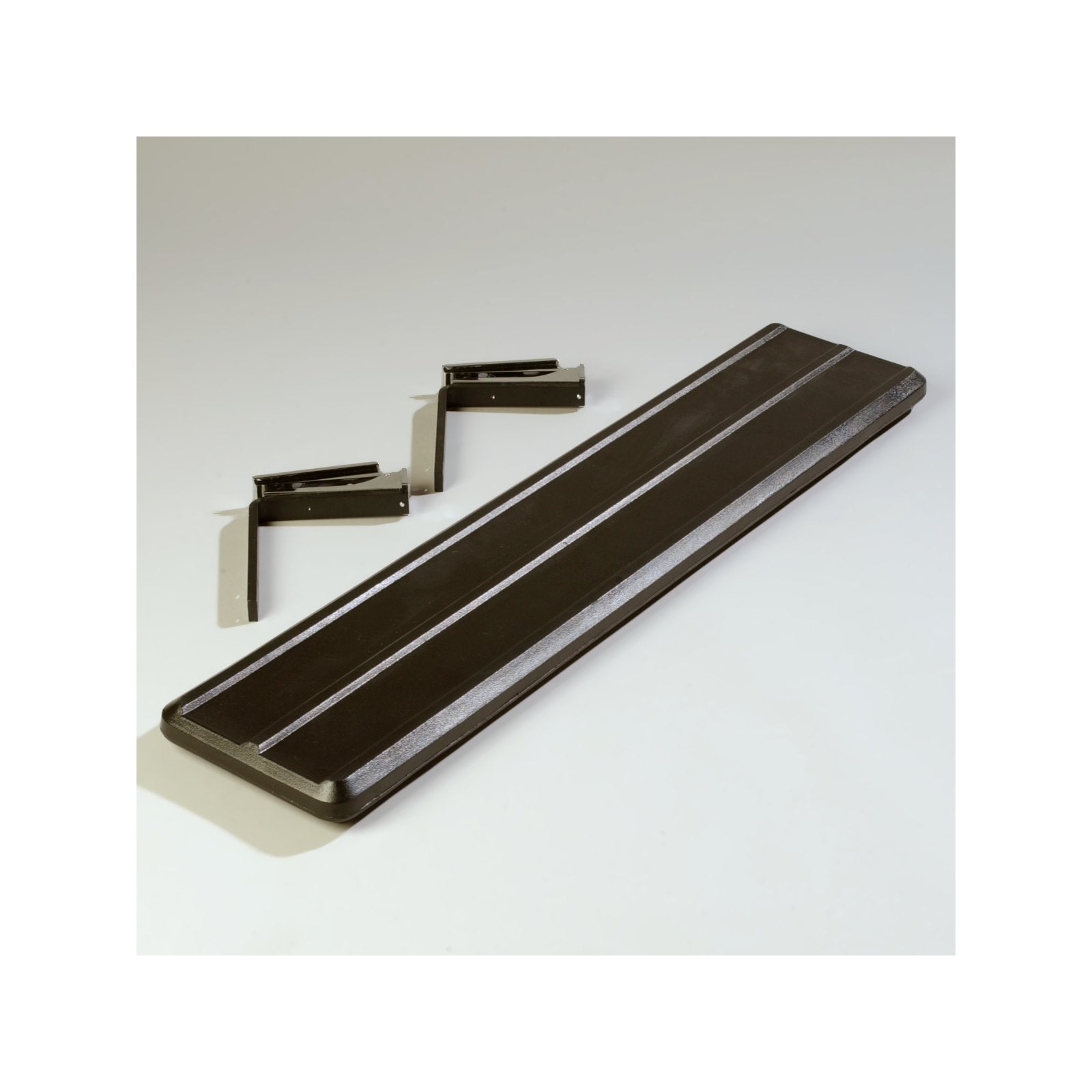 Carlisle 662003 4' Black Six Star Food Bar Tray Slide