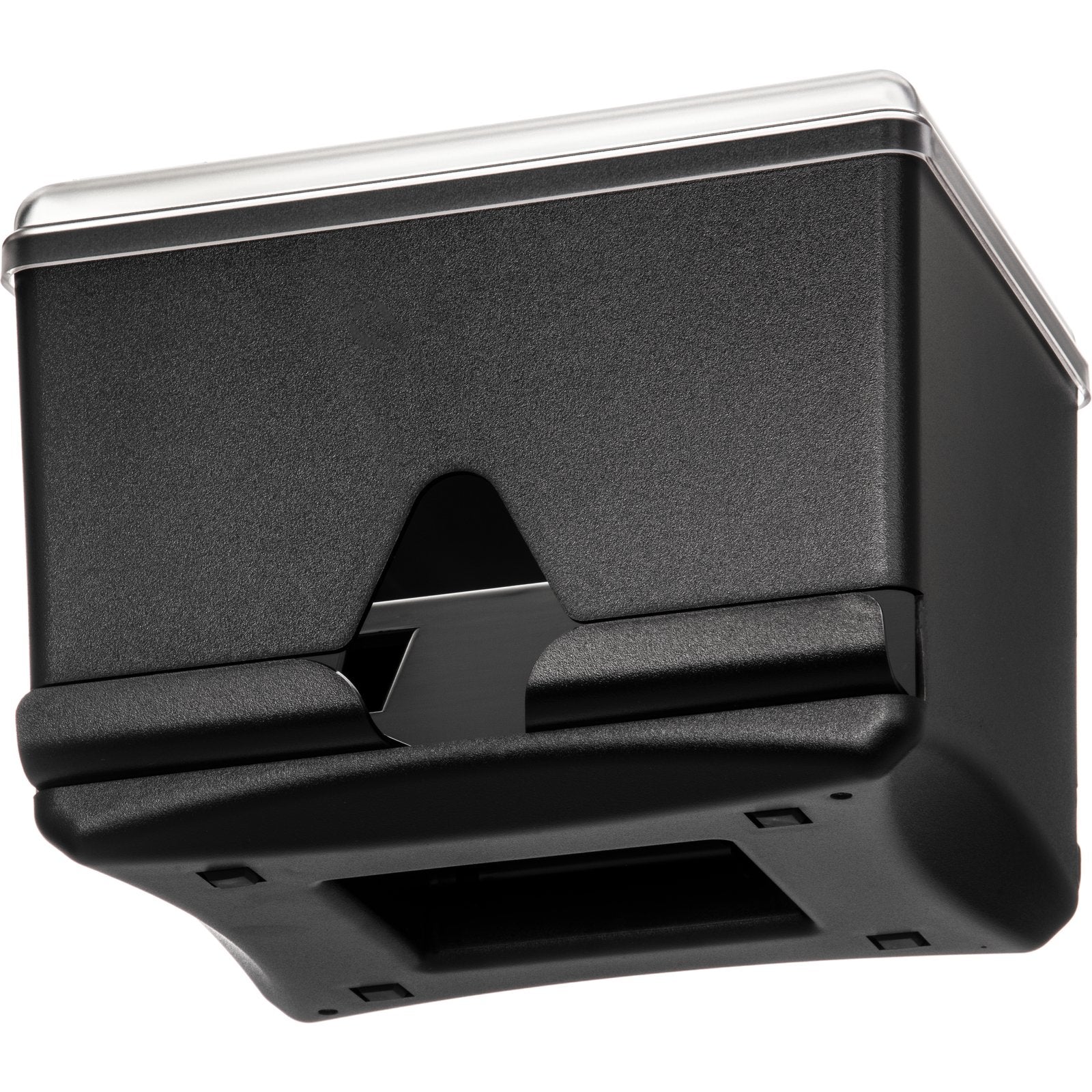 San Jamar ST500 10.5" x 10.5" x 8.5" Black Junior Bulk Straw Dispenser