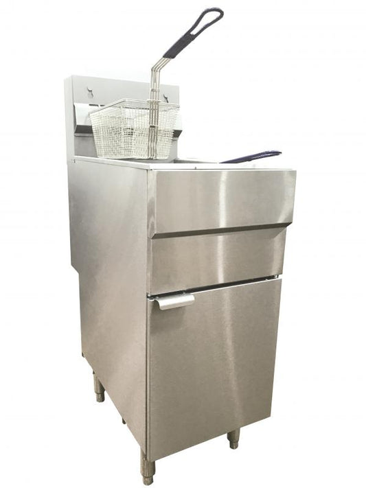 Omcan 44225 35-40 lb. Gas Floor Fryer