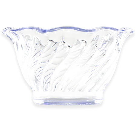 Dinex DXSWC507 5 oz Clear SAN Tulip Turnbury Swirl Bowl (48/cs)
